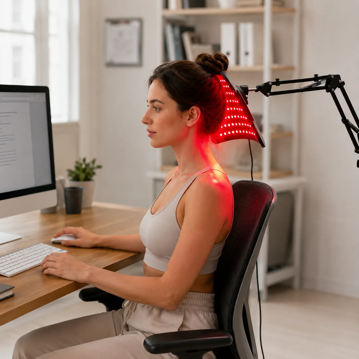 Red Light Lamp For Face and Body with Timer - Image 4
