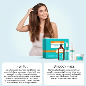 Moroccan Argan Oil Hair Care Set - Thumbnail Image 4