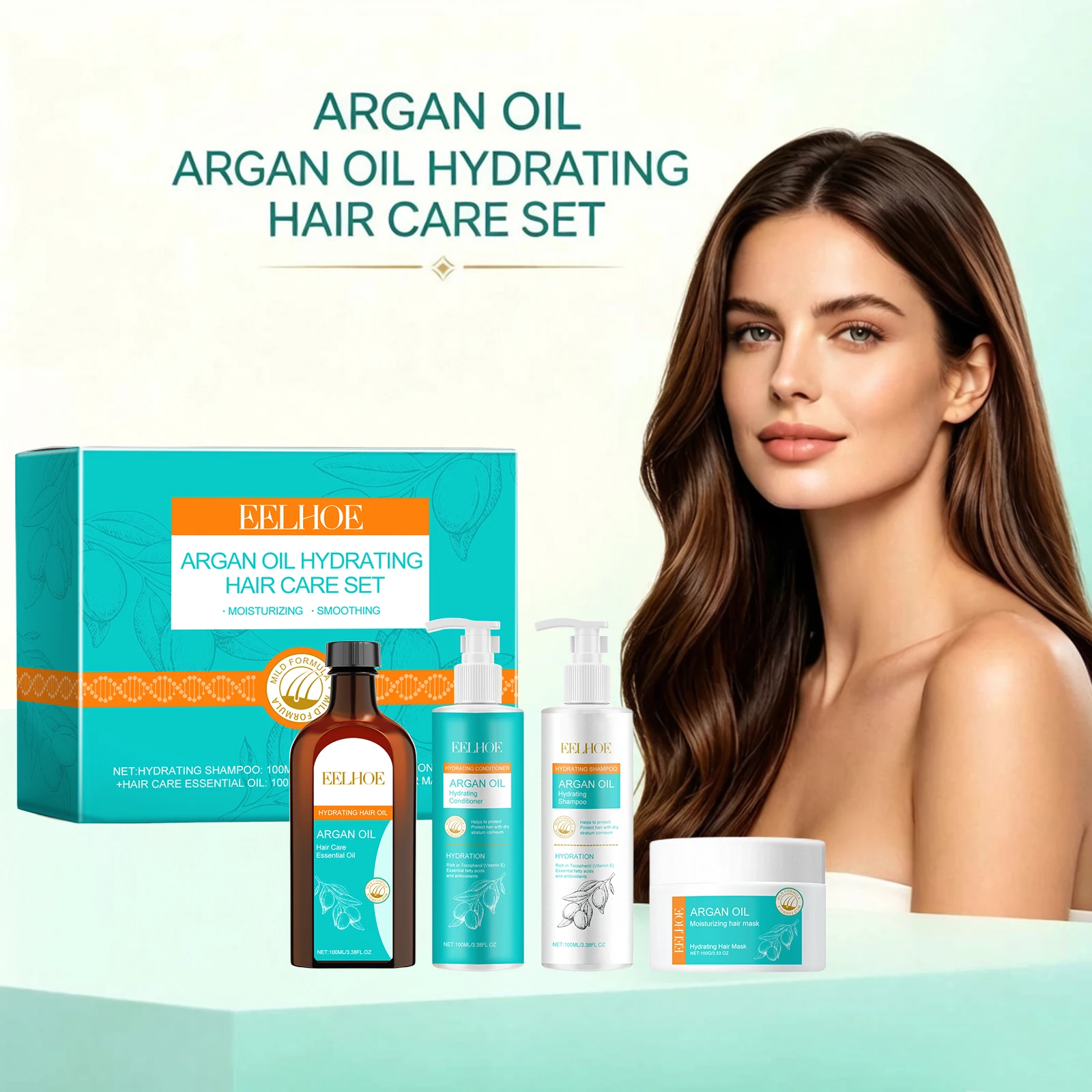 Moroccan Argan Oil Hair Care Set - Image 2