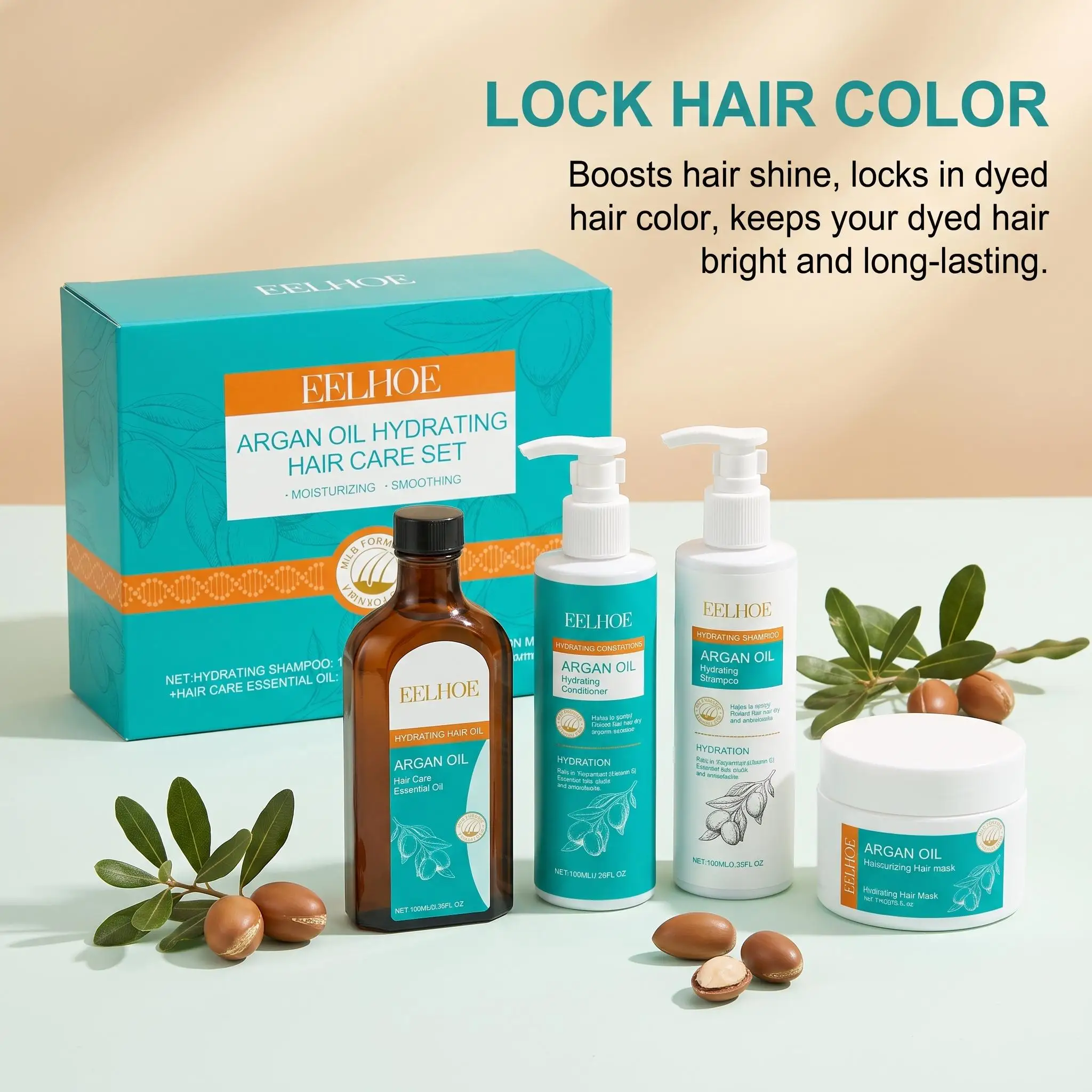 Moroccan Argan Oil Hair Care Set - Image 3