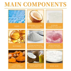 Turmeric Face Wash with Kojic Acid - Thumbnail Image 5