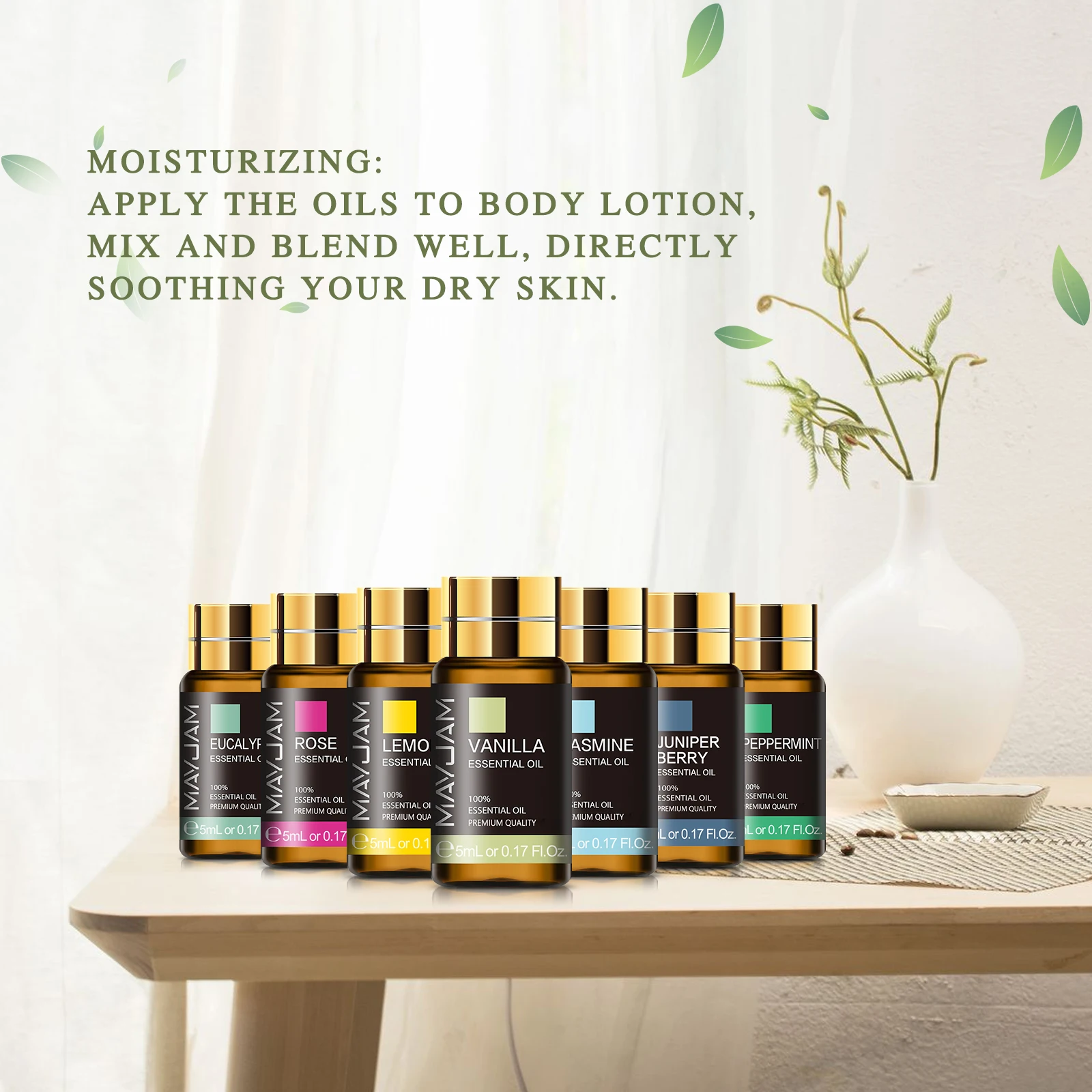MAYJAM 28pcs Pure Natural Essential Oils Gift Set - Image 3
