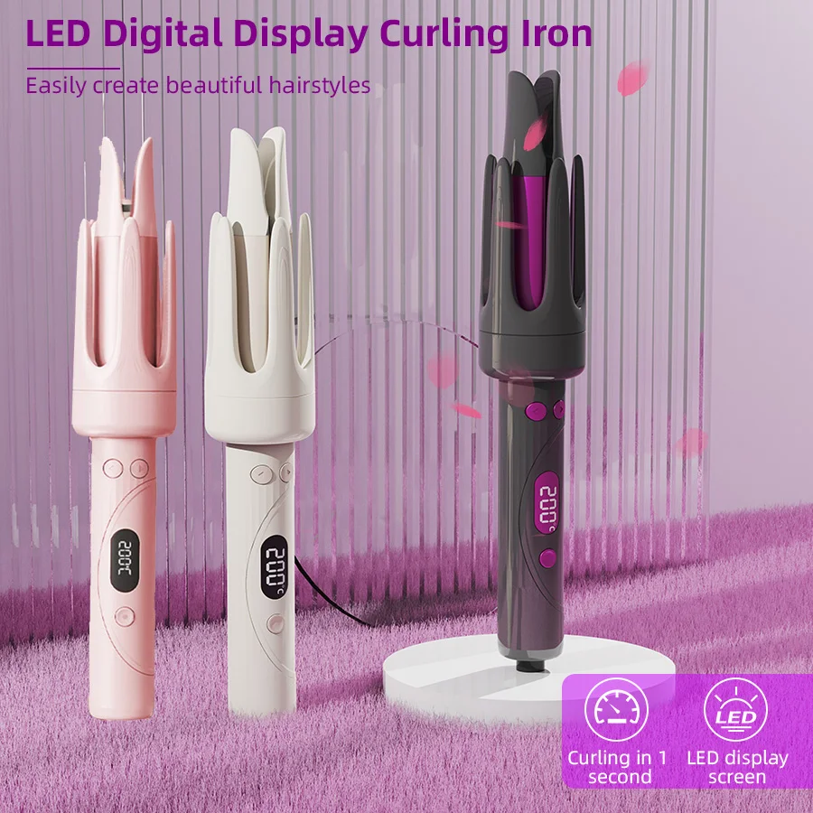 32mm Automatic Rotating Curling Iron - Image 9