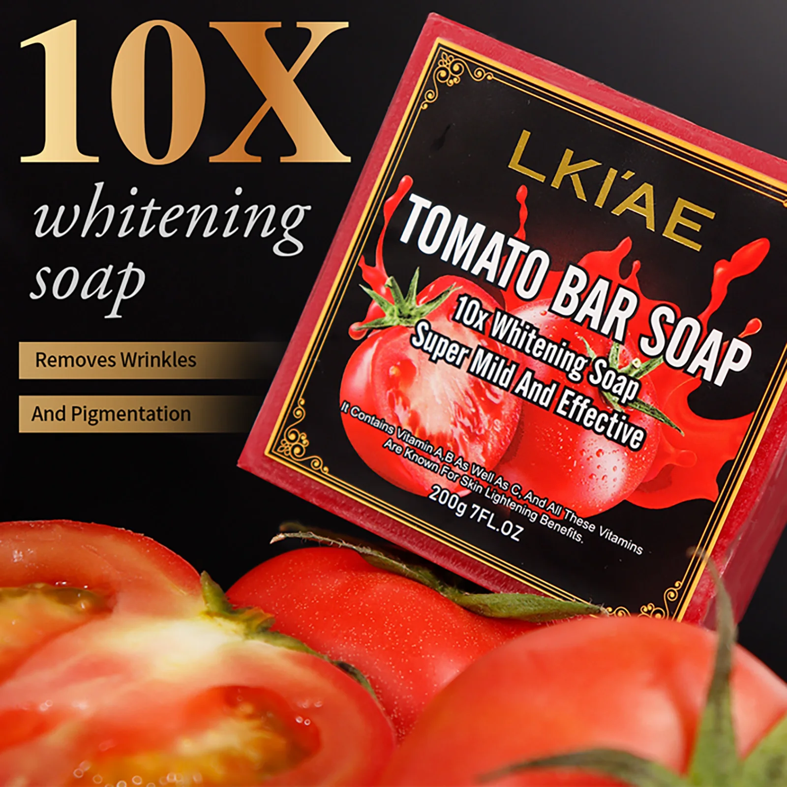 AILKE Natural Tomato Soap Bar - Image 1