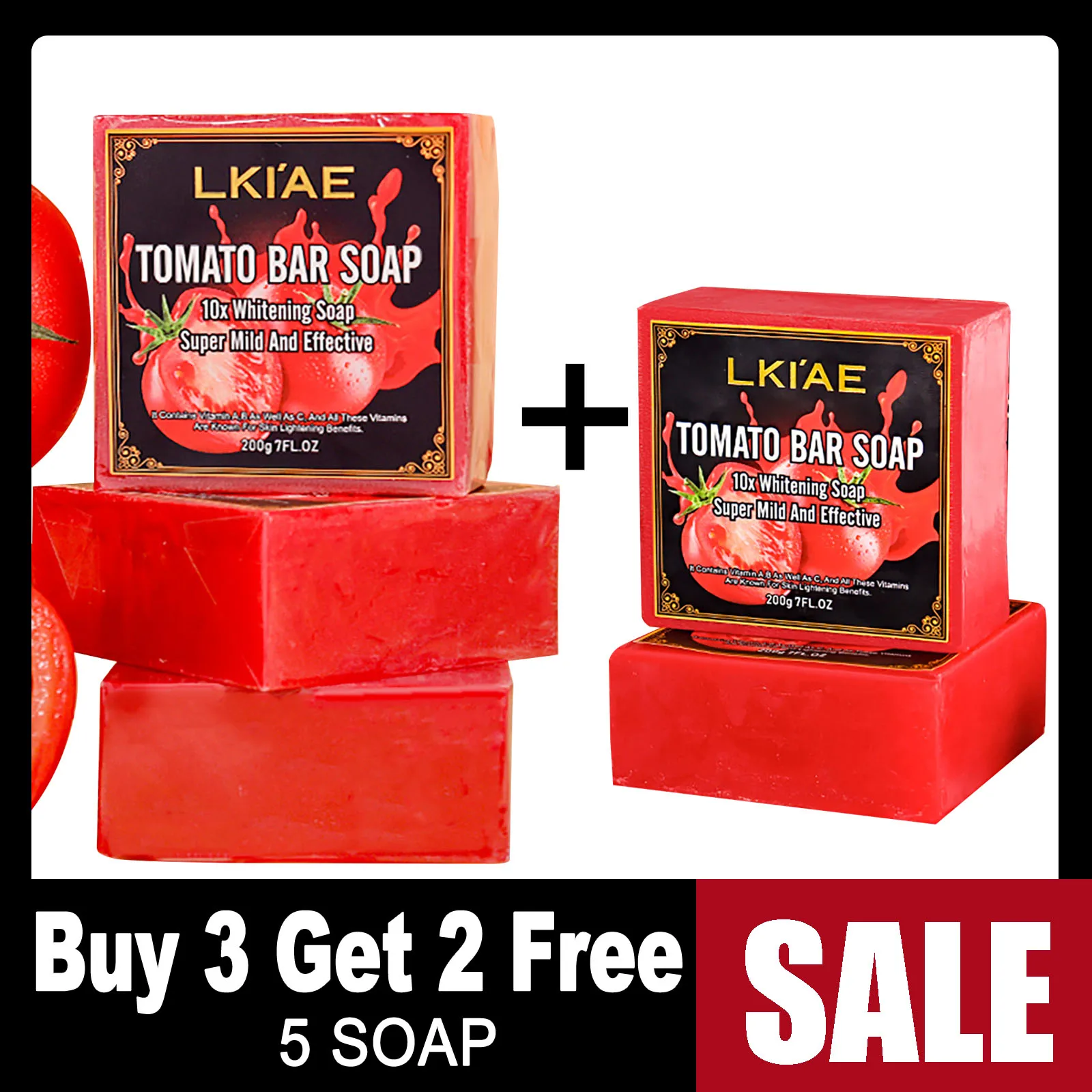 AILKE Natural Tomato Soap Bar - Image 7