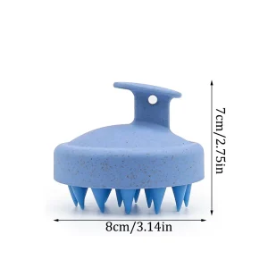 Silicone Bristles Scalp Massager Brush - Thumbnail Image 7