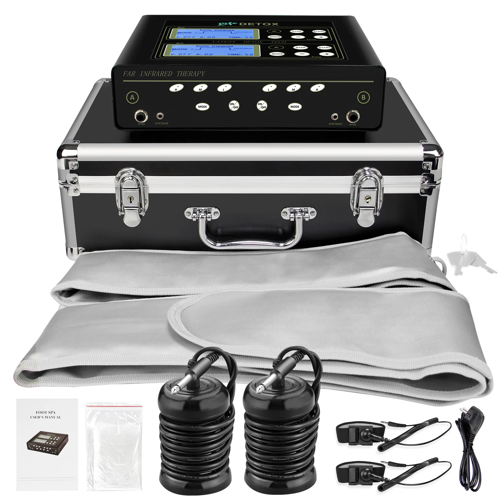 Salon Detox Spa Device Dual Ionic Foot Bath - Image 2