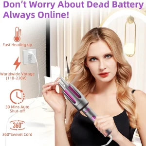 32mm Automatic Rotating Curling Iron - Thumbnail Image 5