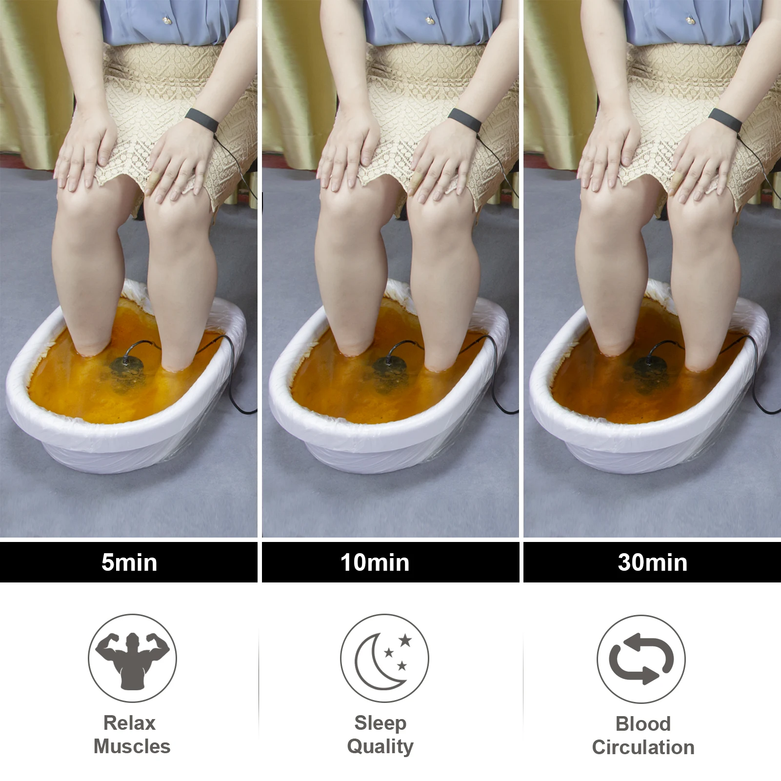 Salon Detox Spa Device Dual Ionic Foot Bath - Image 6