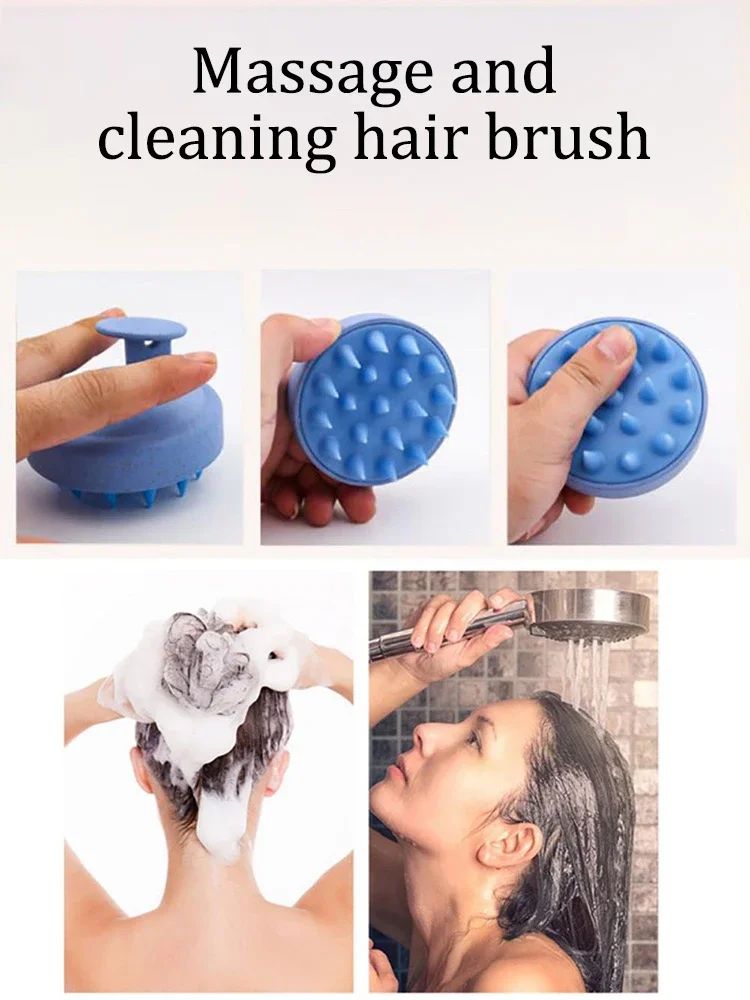 Silicone Bristles Scalp Massager Brush - Image 8