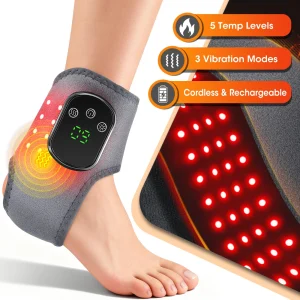 Red Light Cordless Heated Ankle Massager - Thumbnail Image 5