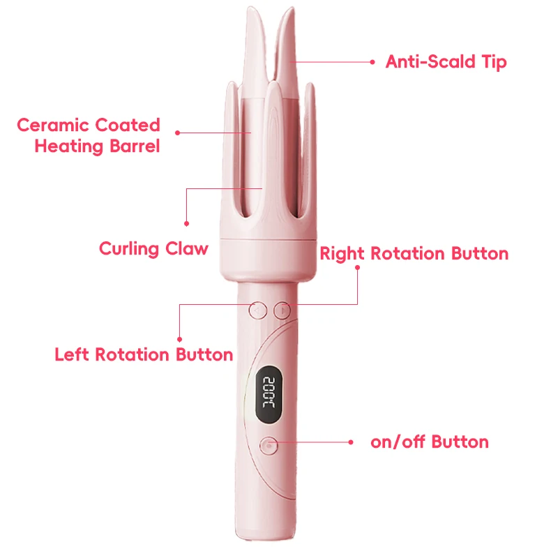 32mm Automatic Rotating Curling Iron - Image 11