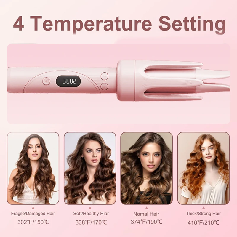 32mm Automatic Rotating Curling Iron - Image 4