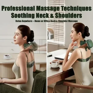 Wireless Bionic Heated Electric Neck and Shoulder Massager - Thumbnail Image 2