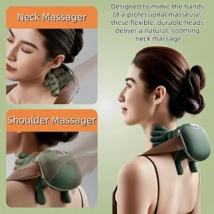 Wireless Bionic Heated Electric Neck and Shoulder Massager - Thumbnail Image 4